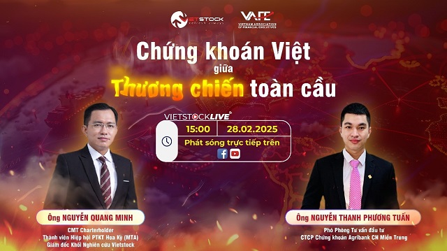 Vietstock LIVE: Chứng khoán Việt giữa thương chiến toàn cầu